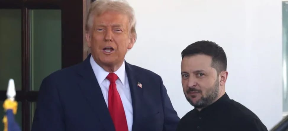 الرئيس الأوكراني فولوديمير زيلينسكي  يقيل سفيره اوكرانيا فى واشنطن ارضاء لترامب