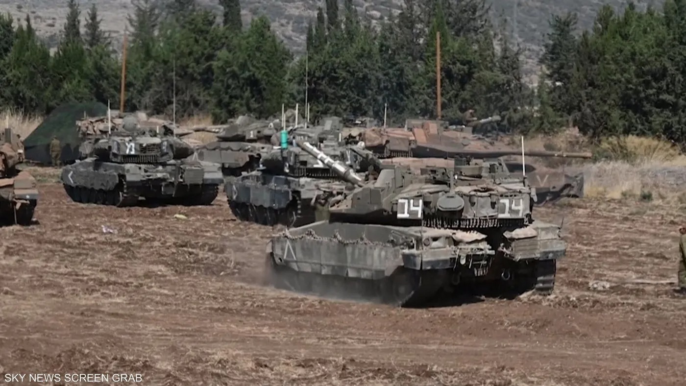 الجيش الإسرائيلي يستعد لتدخل عسكري في لبنان لاضعاف قدرات حظب الله العسكريه