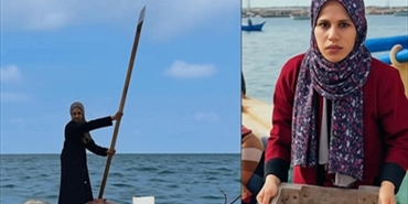 مادلين كلّاب... صيّادة غزّية تتحدّى الحصار وتُبحر على اسمها سفينة الحرية
