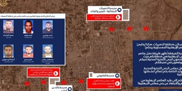 الجيش الإسرائيلي يحذر منطقة النصيرات من الابتعاد عن عناصر حماس "المختبئين بينهم وينشر صور لهم...